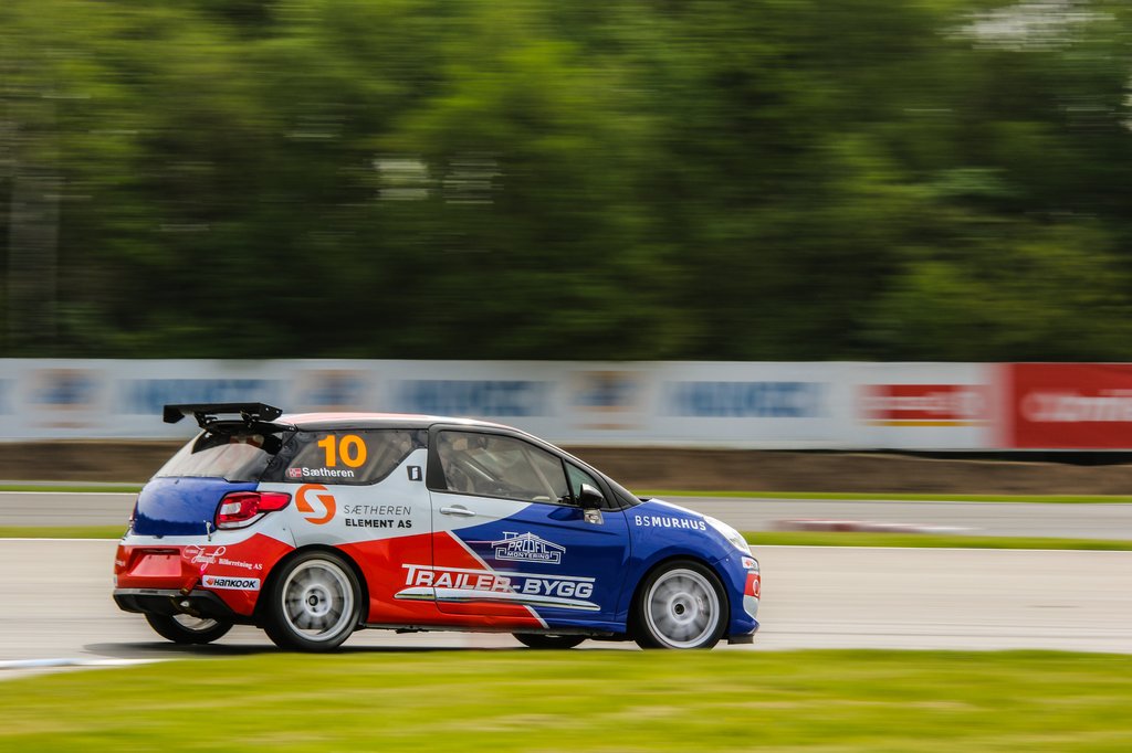Kristian Moe Sætheren har for alvor fundet farten i sin DS3'er - nordmanden er at finde på 2. startposition søndag
(Foto: Niklas Majgaard)